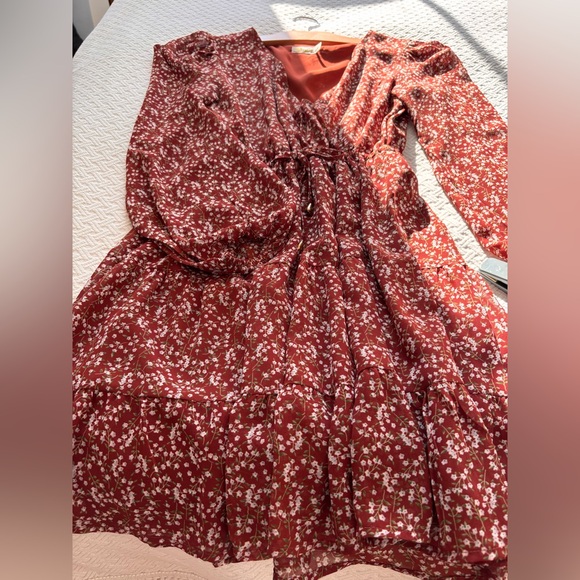 Blossom Red Floral Dress - Picture 4 of 6